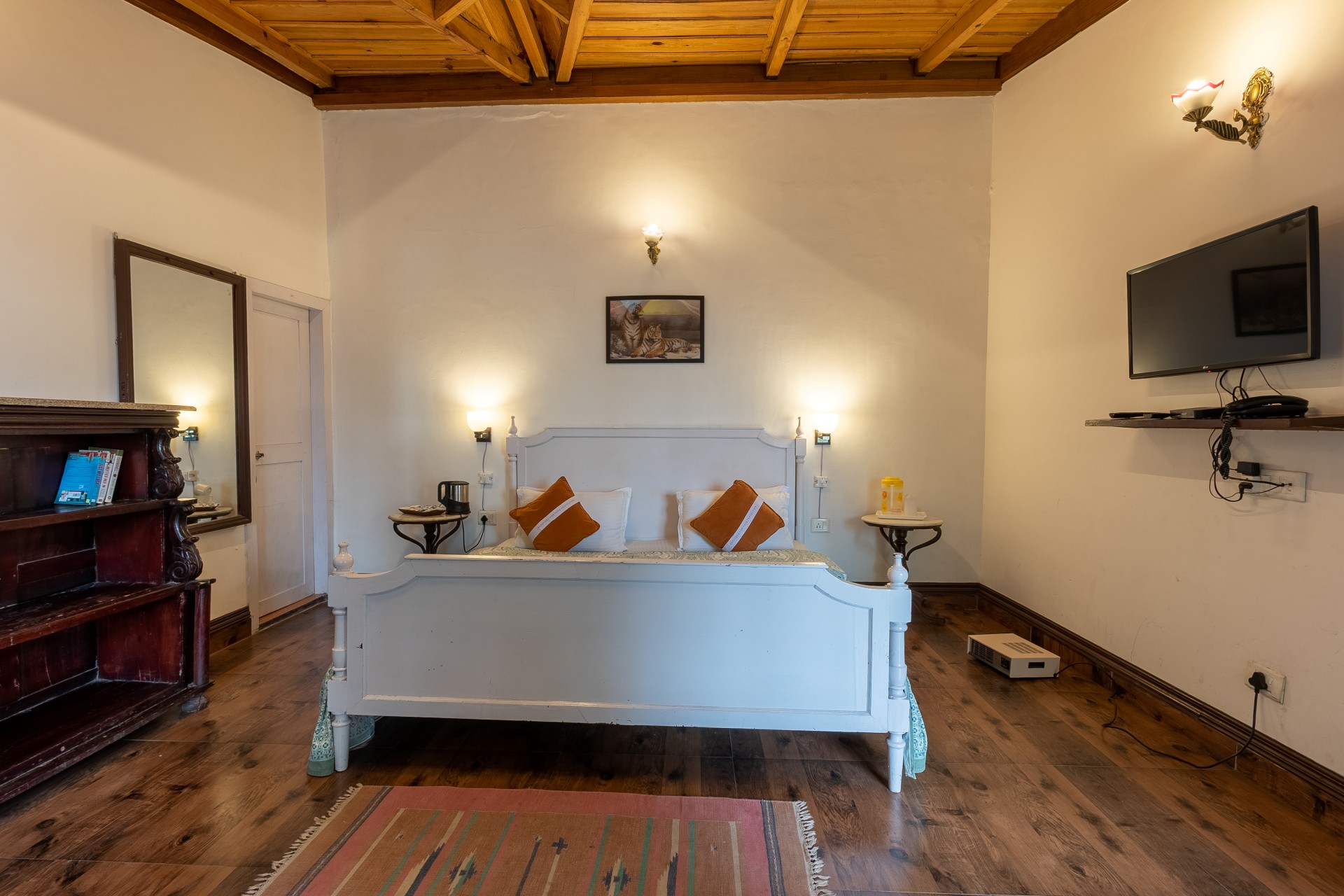 Hideout room serene retreat with nature views at The Hive Cottage Nainital
